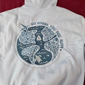 Zara Light Blue Hoodie